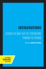 Image for Instaurations  : essays in and out of literature Pindar to Pound