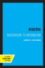 Image for Nigeria  : background to nationalism