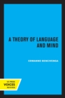 Image for A Theory of Language and Mind
