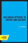 Image for The Greek Attitude to Poetry and History