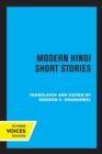 Image for Modern Hindi Short Stories