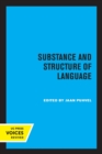 Image for Substance and Structure of Language