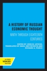 Image for A History of Russian Economic Thought