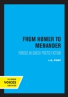 Image for From Homer to Menander  : forces in Greek poetic fiction