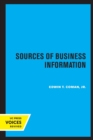Image for Sources of Business Information