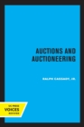Image for Auctions and Auctioneering