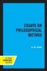 Image for Essays on Philosophical Method