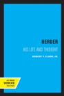 Image for Herder  : his life and thought