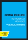 Image for Carmina Archilochi