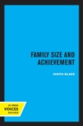 Image for Family size and achievement