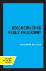 Image for Reconstructing public philosophy