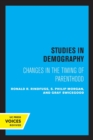Image for First births in America  : changes in the timing of parenthood
