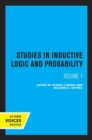 Image for Studies in Inductive Logic and Probability, Volume I
