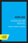 Image for Beryllium  : its metallurgy and properties