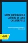 Image for Some Unpublished Letters of Lord Chesterfield