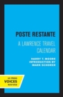 Image for Poste restante  : a Lawrence travel calendar