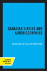 Image for Canadian Diaries and Autobiographies