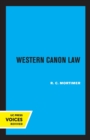 Image for Western Canon Law