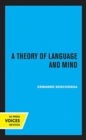 Image for A Theory of Language and Mind