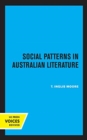 Image for Social Patterns in Australian Literature