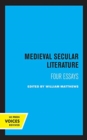 Image for Medieval Secular Literature