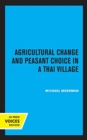 Image for Agricultural change and peasant choice in a Thai village