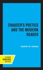 Image for Chaucer&#39;s Poetics and the Modern Reader