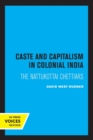 Image for Caste and capitalism in Colonial India  : the Nattukottai Chettiars