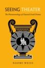 Image for Seeing theater  : the phenomenology of classical Greek drama