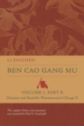 Image for Ben cao gang muVolume 1, Part B,: Diseases and suitable pharmaceutical drugs II