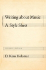 Image for Writing about music: a style sheet