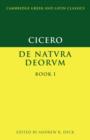 Image for Cicero: De Natura Deorum Book I