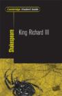 Image for Cambridge Student Guide to King Richard III
