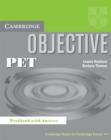 Image for Objective PET: Workbook with answers