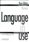 Image for Language in Use Pre-intermediate Tests
