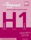 Image for SMP interact for GCSE: Teacher&#39;s guide to book H1 part B