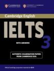 Image for Cambridge IELTS 3 Student&#39;s Book with Answers