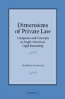 Image for Dimensions of private law  : Anglo-American categories and concepts