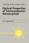 Image for Optical Properties of Semiconductor Nanocrystals