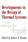 Image for Developments in the Design of Thermal Systems