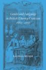 Image for Gender and language in British literary criticism, 1660-1790