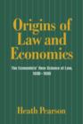 Image for Origins of Law and Economics