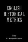 Image for English Historical Metrics