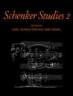 Image for Schenker Studies 2