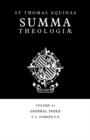 Image for Summa Theologiae Index: Volume 61