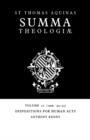 Image for Summa Theologiae: Volume 22, Dispositions for Human Acts