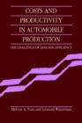 Image for Costs and Productivity in Automobile Production
