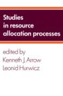 Image for Studies in Resource Allocation Processes