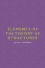 Image for Elements of the theory of structures