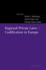 Image for Regional private laws and codification in Europe